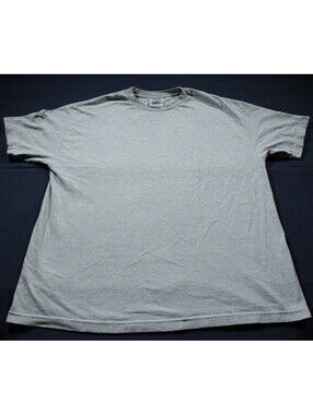 Vintage AAA Alstyle Apparel & Activewear Gray T-Shirt Blank Solid XL